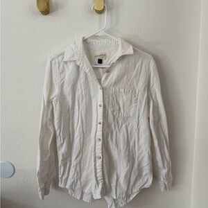 Universal Thread Cream Button-Up Shirt